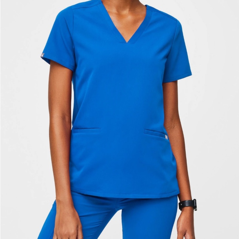 Figs Blue Scrub Set. Technical Collection Top XXS Bottoms XS
